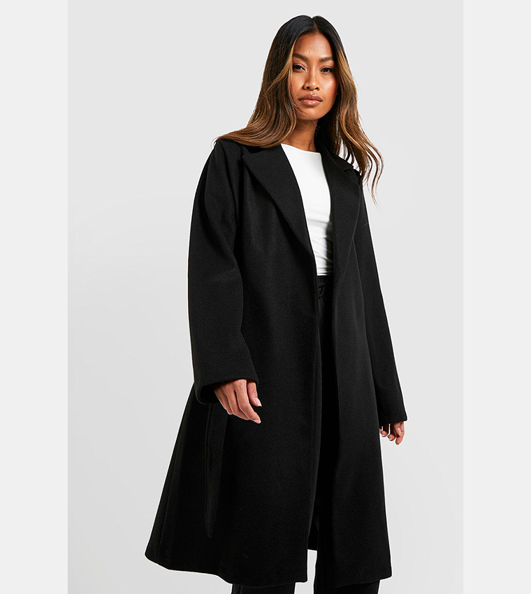 Next black wool coat hotsell