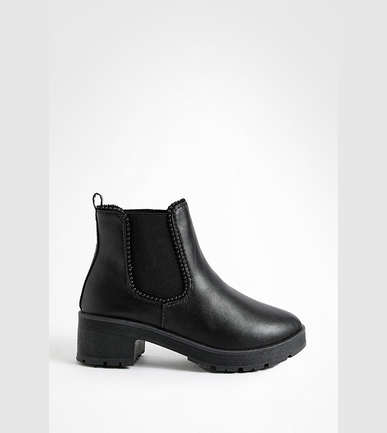 Mens chelsea boots boohoo best sale