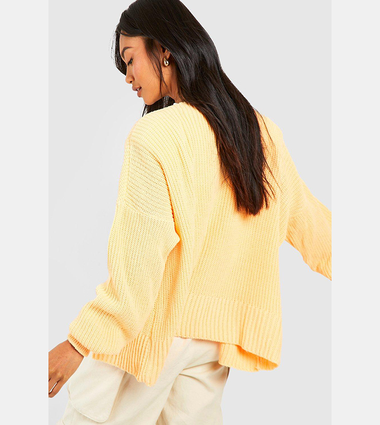 Oversized shop ribbed cardigan