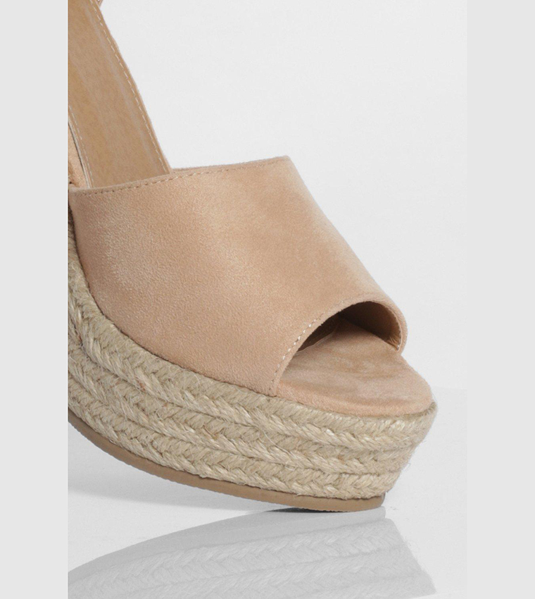 Peep store toe espadrille