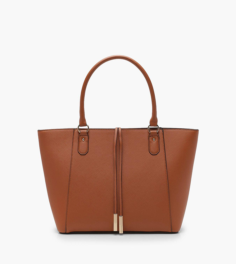 Structured crosshatch hotsell tote bag