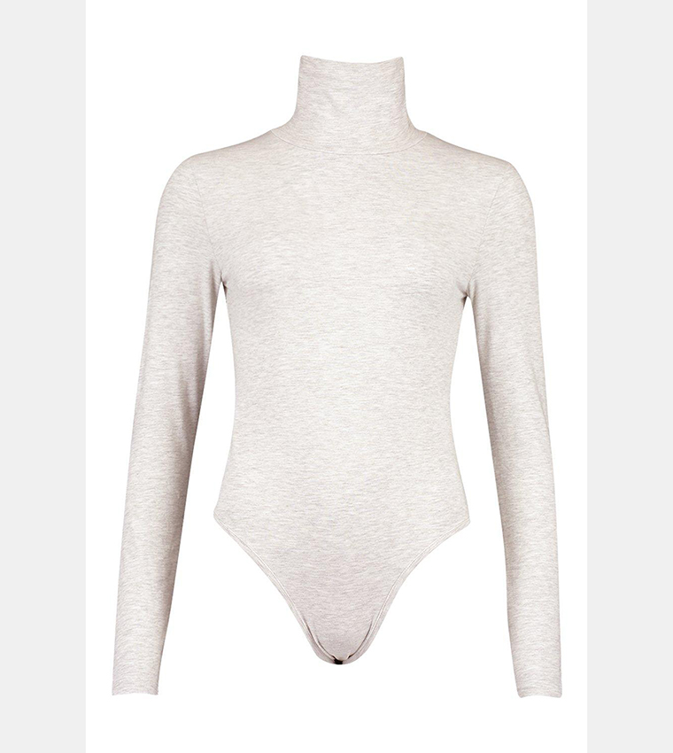 Roll Neck Long Sleeves Bodysuit