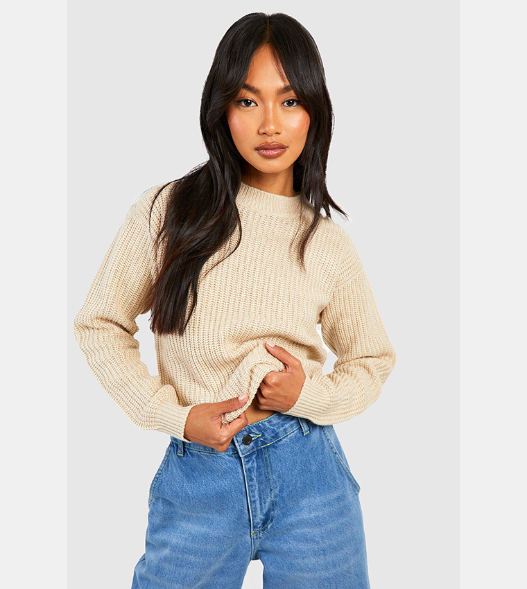 Fisherman crew neck jumper sale