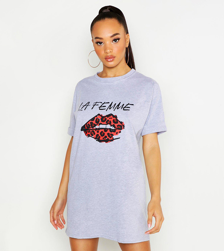 lips t shirt dress Woman's Lips T-Shirt Dress, Lips Dress for Woman
