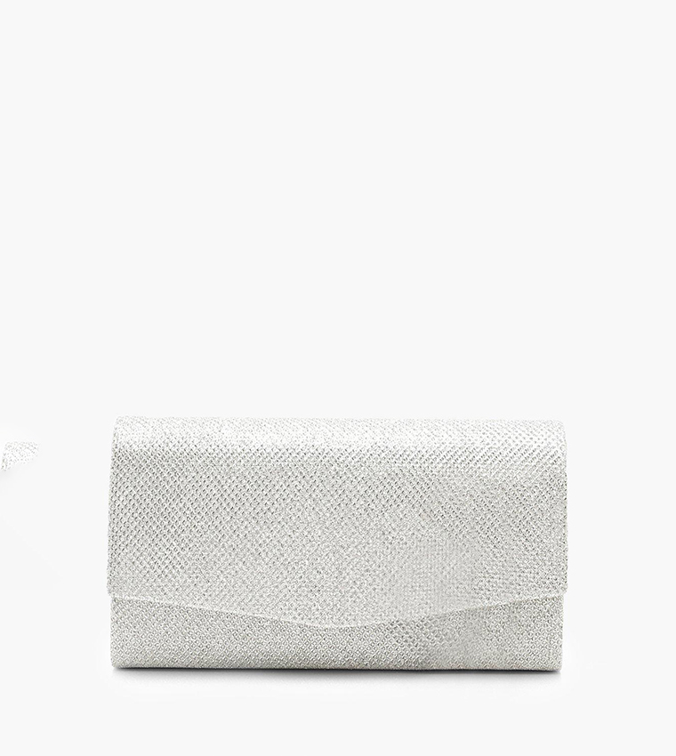 Boohoo discount silver clutch