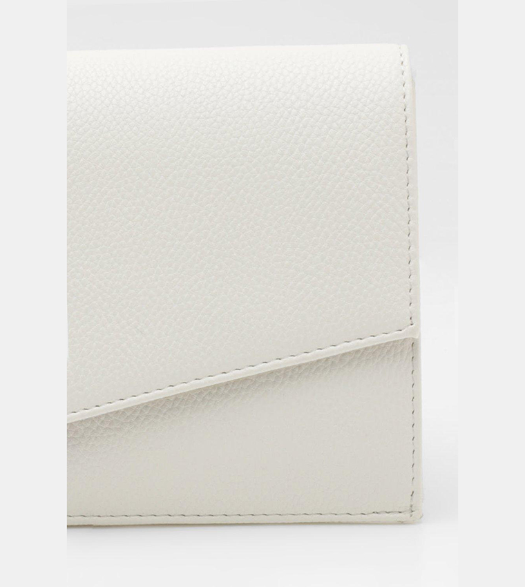 Grainy PU Envelope Clutch Bag and Chain