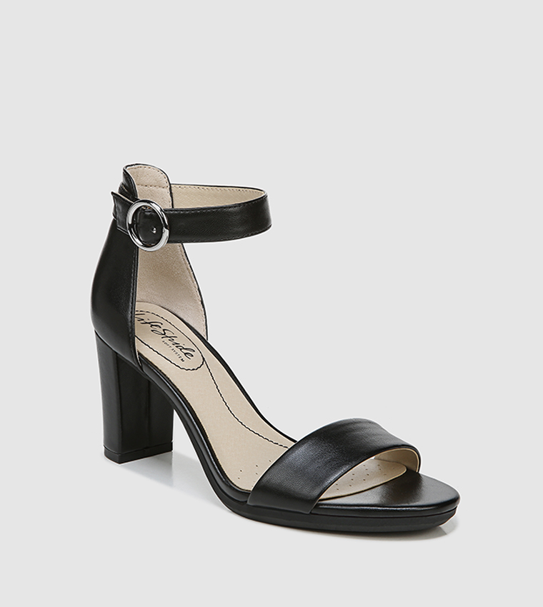Buy Life Stride AVERLY Open Toe D'Orsay Heel Sandals In Black 6thStreet UAE