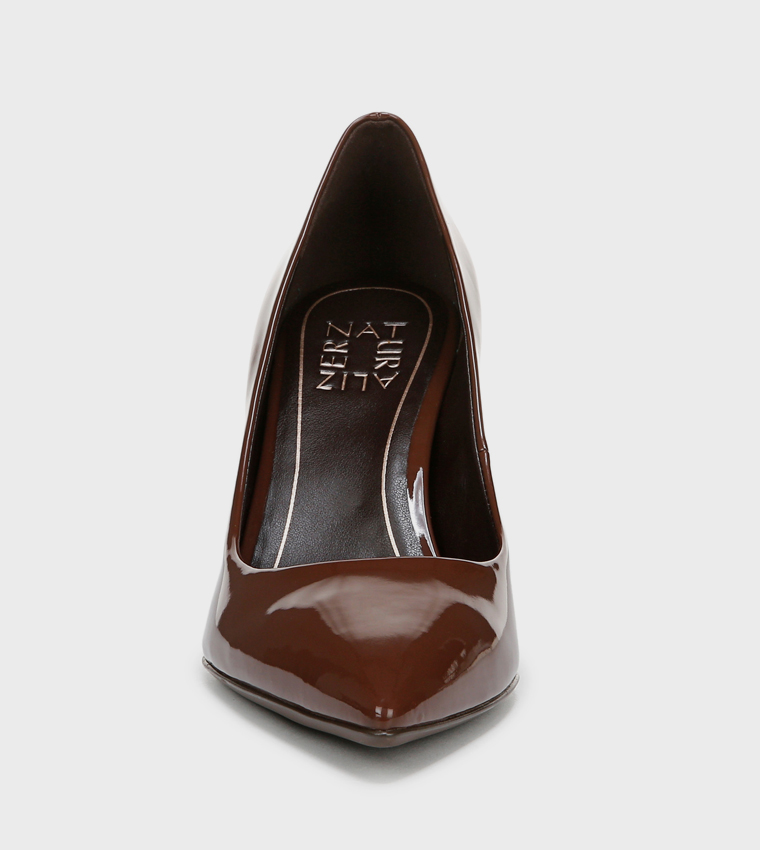 NAANNA-1 Glossy Pointed Toe Pumps