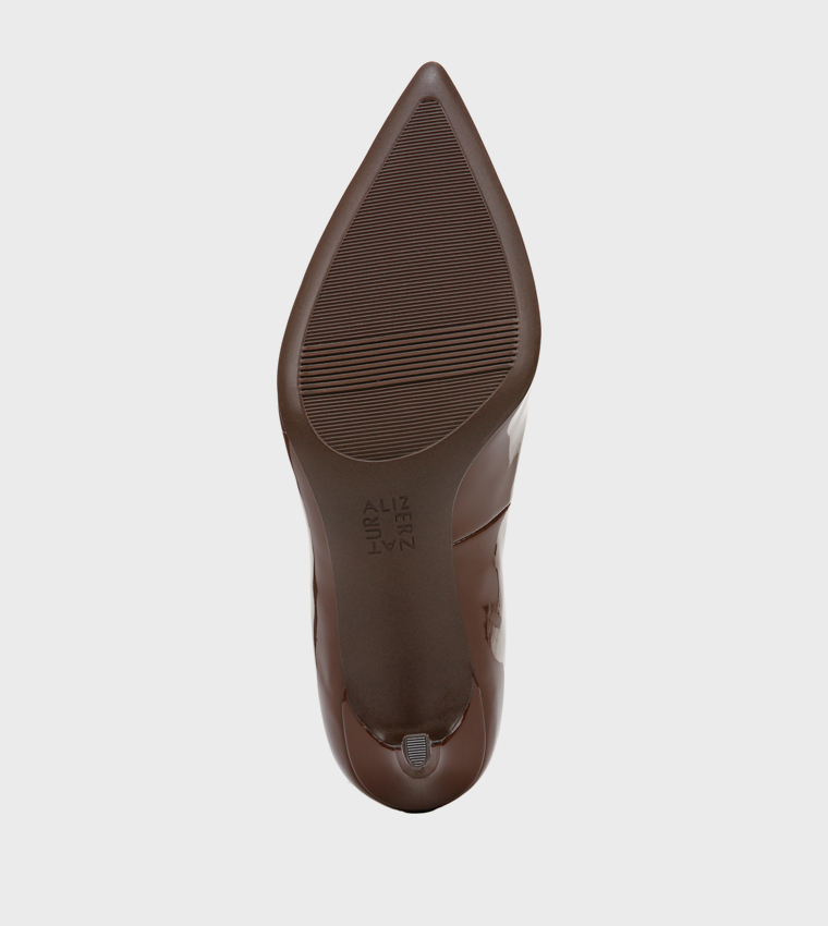 NAANNA-1 Glossy Pointed Toe Pumps