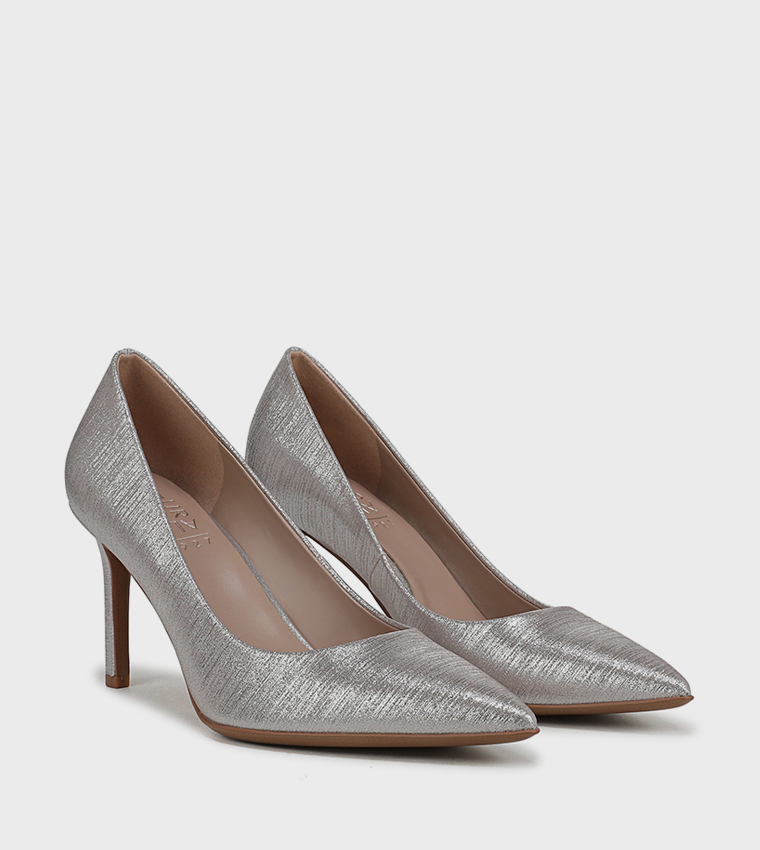 ANNA Textured Pointed Toe Pumps