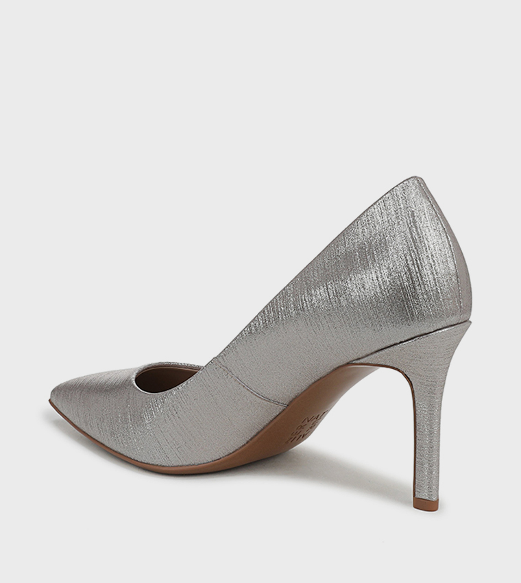 ANNA Textured Pointed Toe Pumps