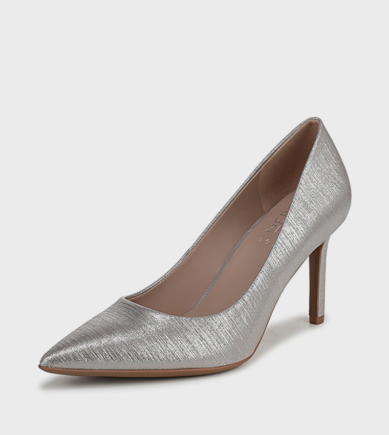 ANNA Textured Pointed Toe Pumps
