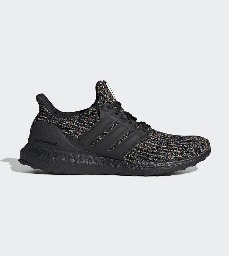 Adidas ultra boost core black glow green online