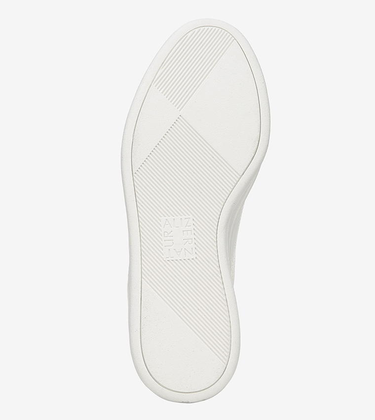 naturalizer white leather sneakers