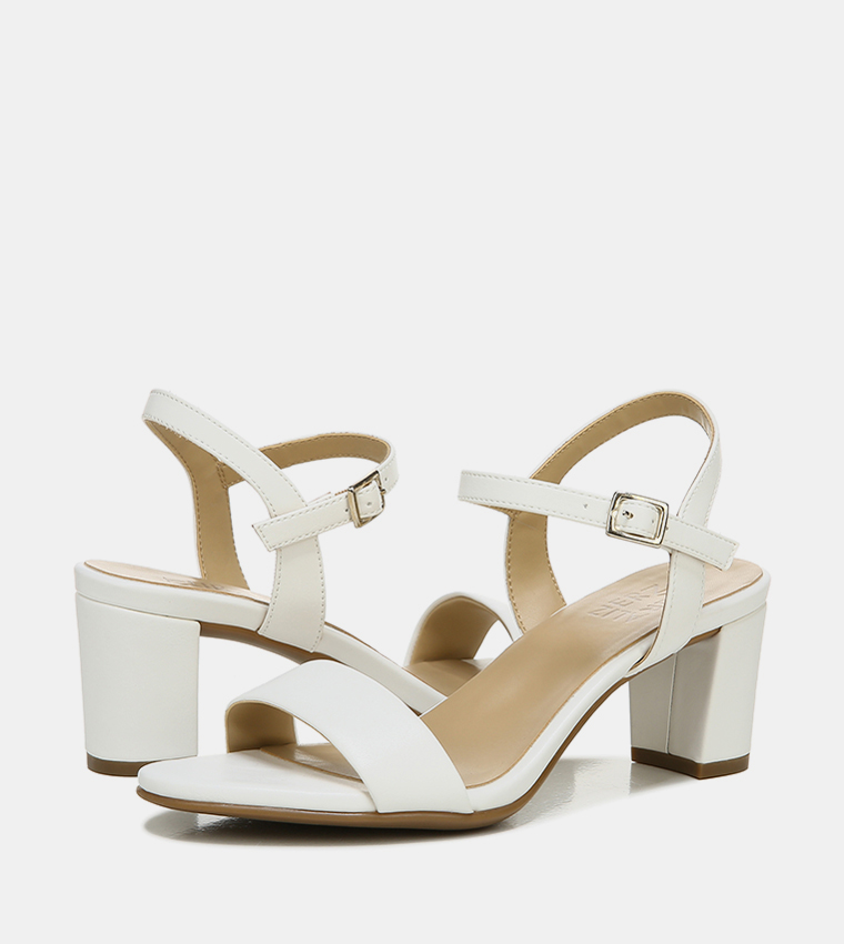 BRISTOLL Open-Toe Block Heel Sandals