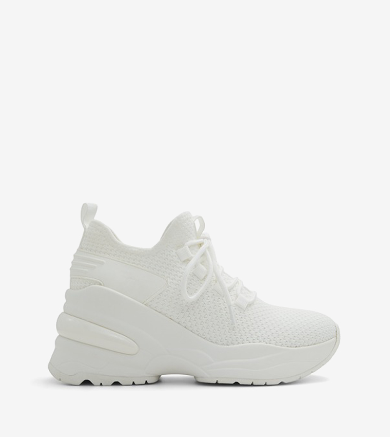 Chunky white trainers store