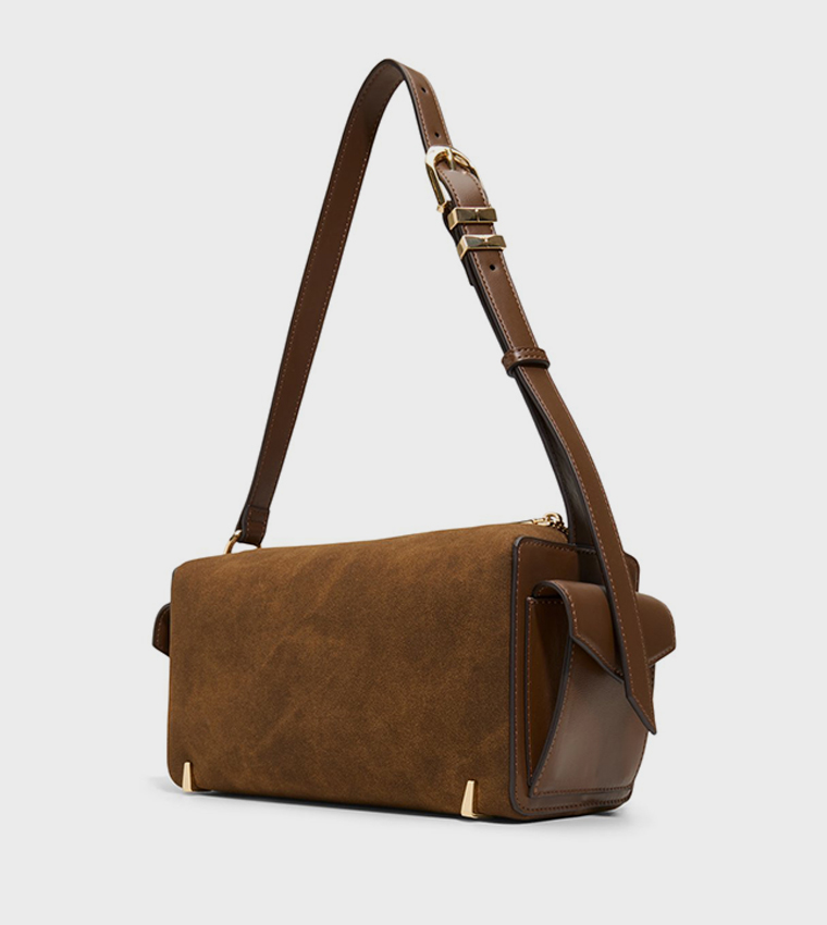 GANEVA Textured Shoulder Bag