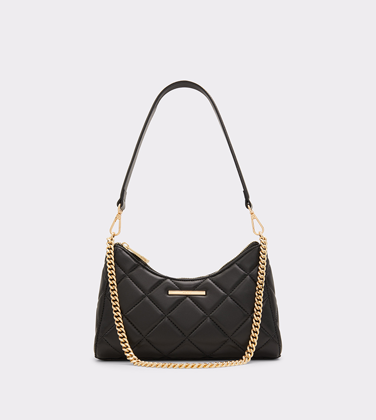 Buy Aldo GANNONDRA Quilted Shoulder Bag In Black 6thStreet Kuwait