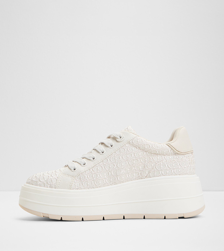 GARELIA Embroidered Platform Sneakers