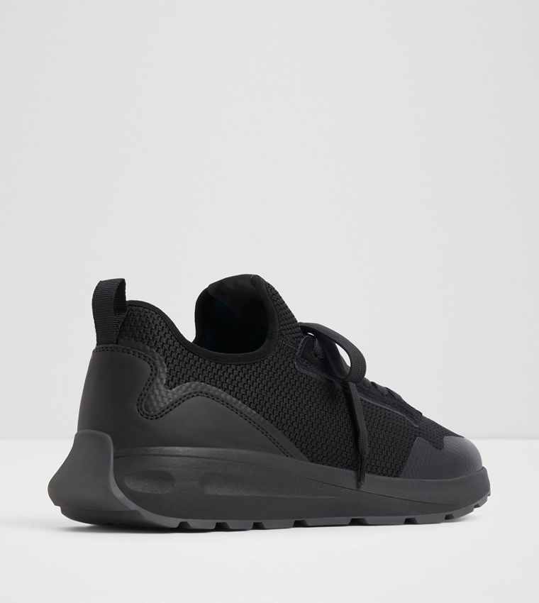 GARRICK Textured Lace-Up Sneakers