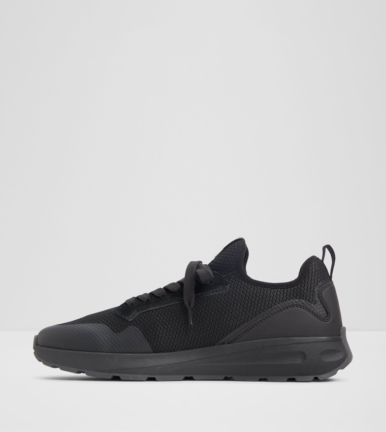 GARRICK Textured Lace-Up Sneakers