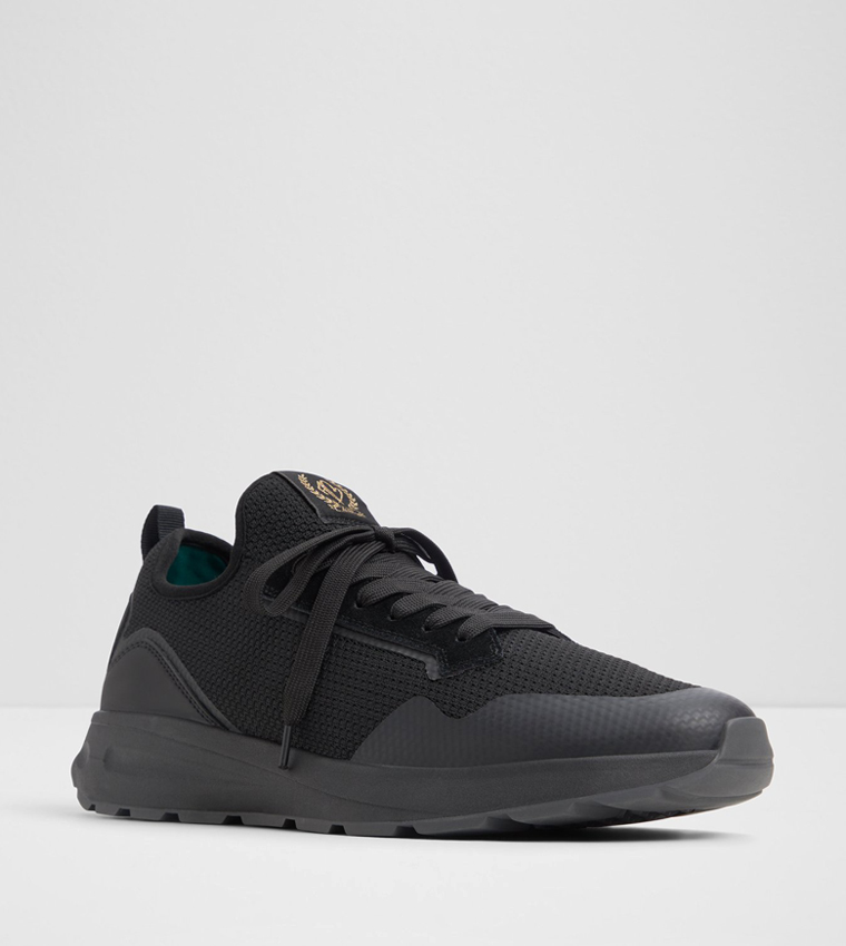 GARRICK Textured Lace-Up Sneakers