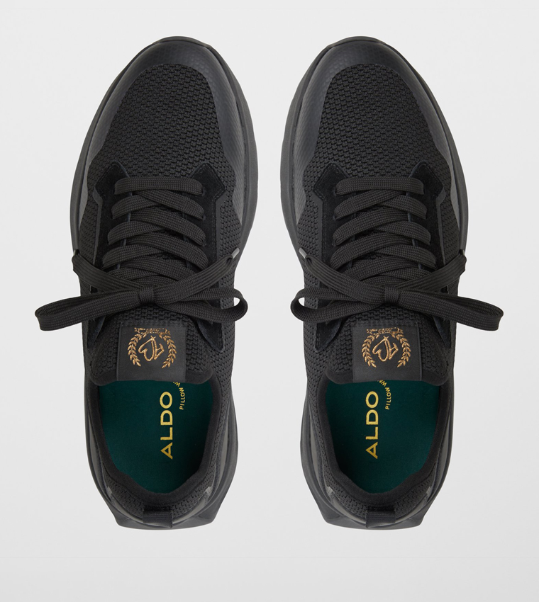 GARRICK Textured Lace-Up Sneakers