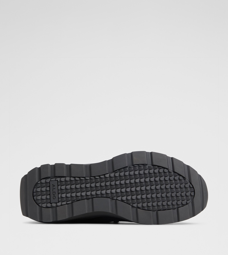 GARRICK Textured Lace-Up Sneakers