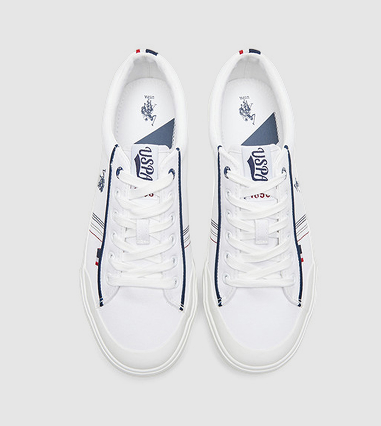 GARY Logo Detail Lace-Up Sneakers