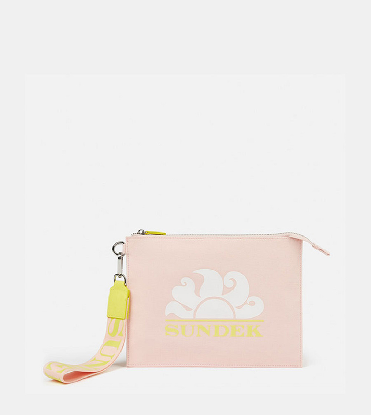 Logo Printed Clutch