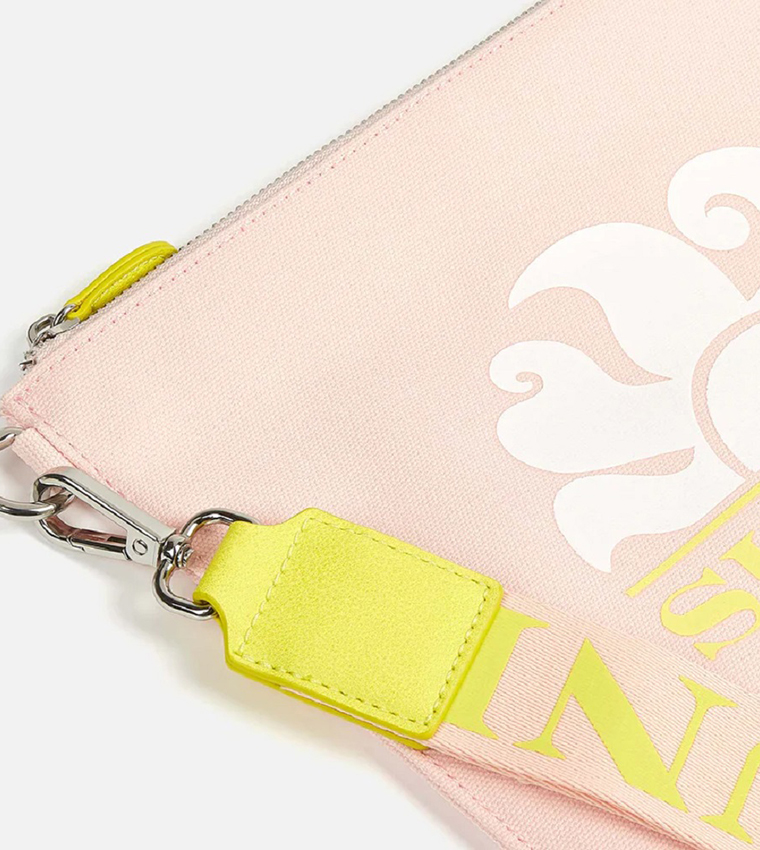 Logo Printed Clutch
