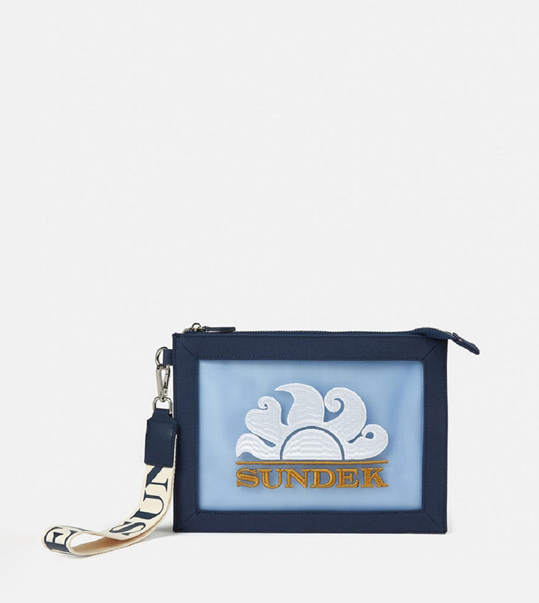Logo Printed Clutch