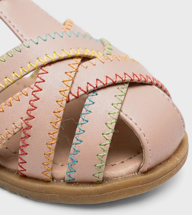 صندل كاجوال بحزام كريس كروس 