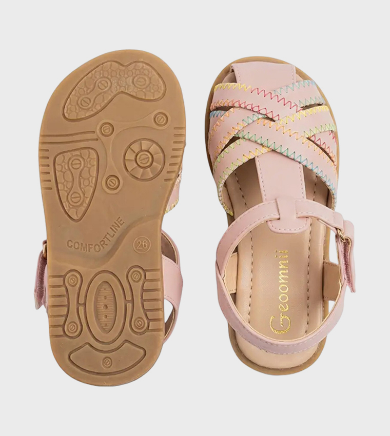 صندل كاجوال بحزام كريس كروس 