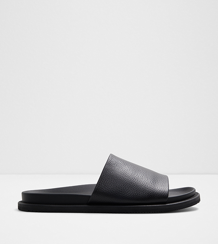 Aldo leather slides discount