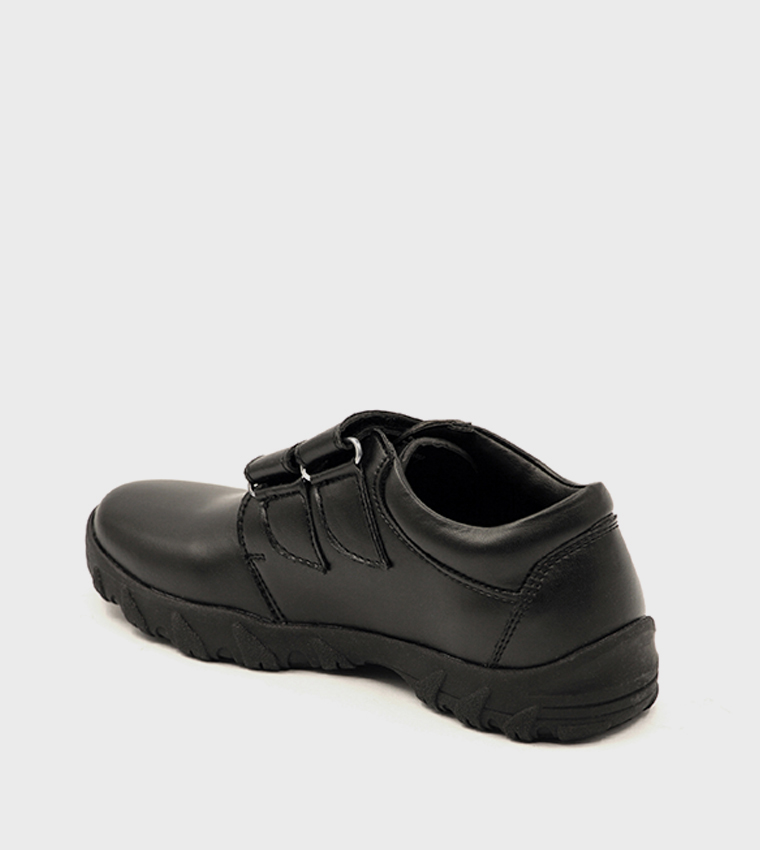 Krew Textured Velcro School Shoes