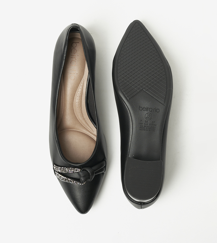 CASSIUS Embellished Block Heel Pumps
