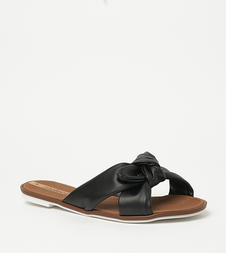 ANAKIN Bow Detail Flat Sandals