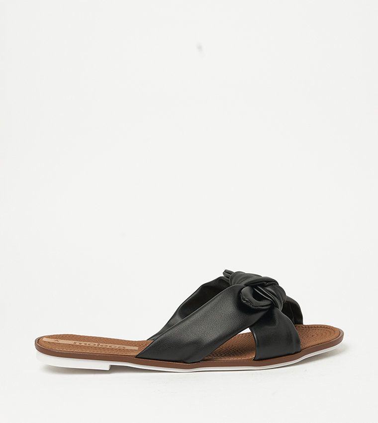 ANAKIN Bow Detail Flat Sandals