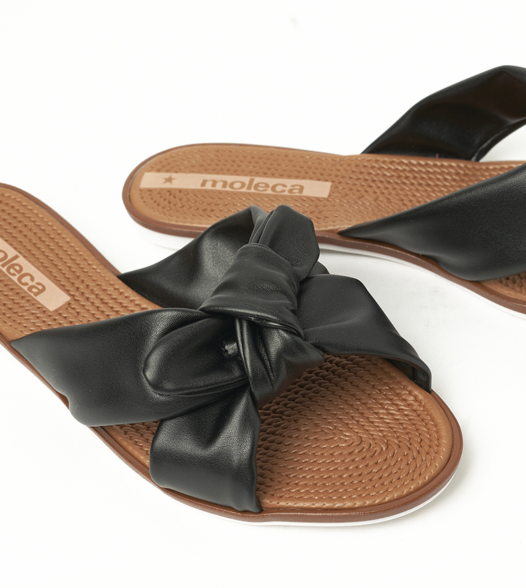 ANAKIN Bow Detail Flat Sandals
