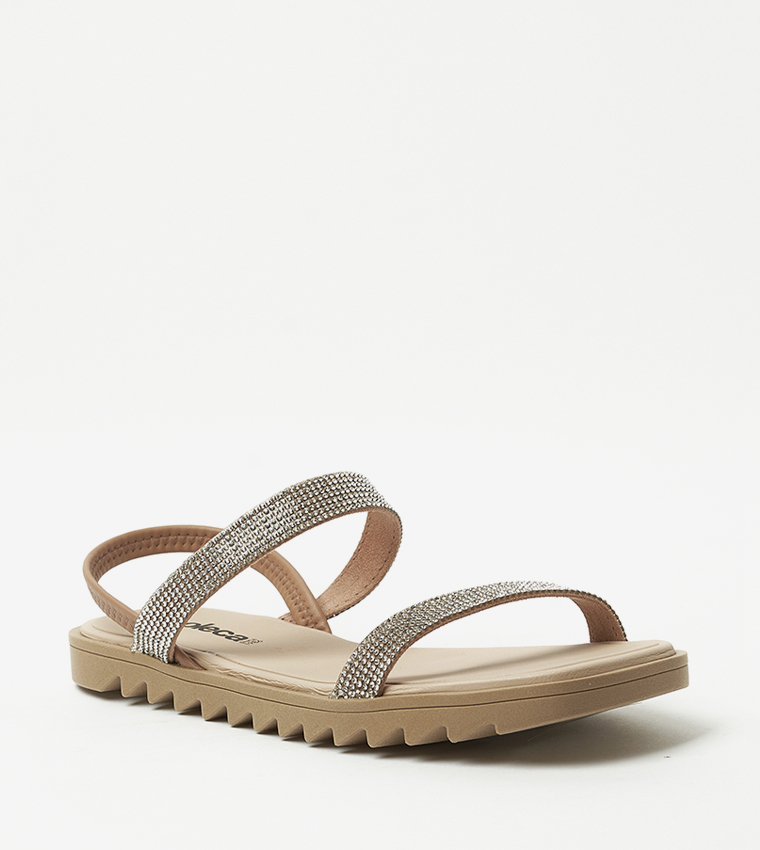 ROSALEE Embellished Casual Sandals