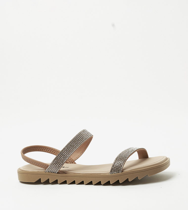 ROSALEE Embellished Casual Sandals