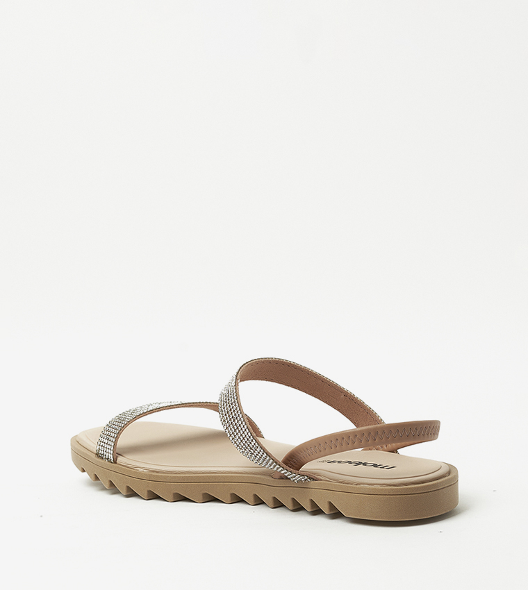 ROSALEE Embellished Casual Sandals