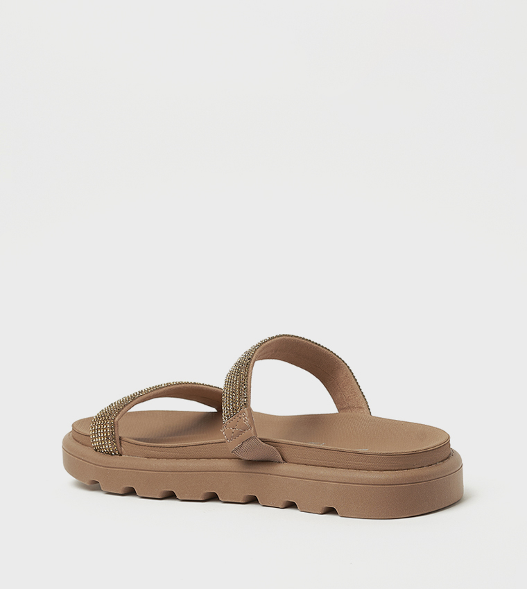 SCARLETTE Embellished Flatform Sandals