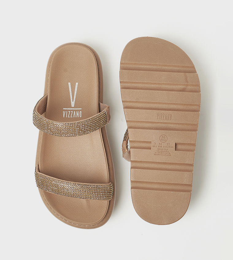SCARLETTE Embellished Flatform Sandals