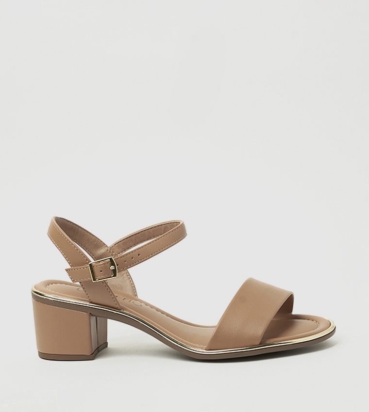 BLYTHE Ankle Strap Block Heel Sandals