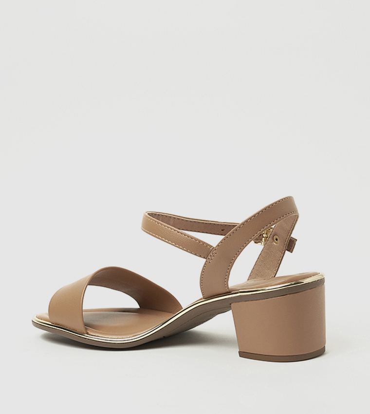 BLYTHE Ankle Strap Block Heel Sandals