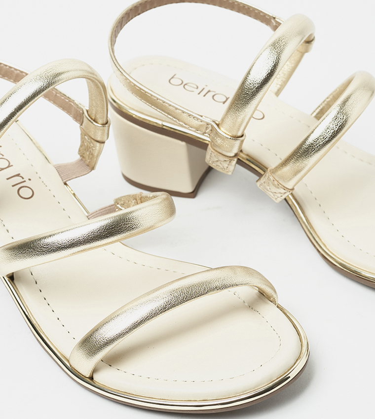 MONICA Open Toe Block Heel Sandals