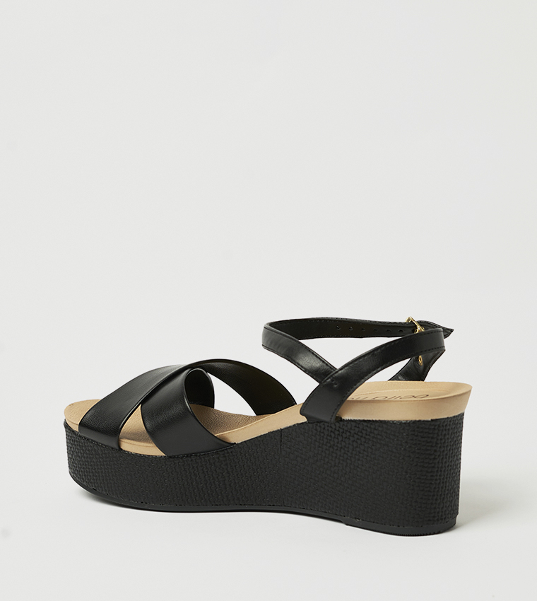 IGNATIUS Ankle Strap Wedge Sandals