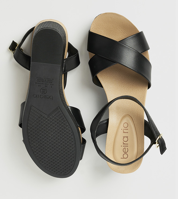IGNATIUS Ankle Strap Wedge Sandals